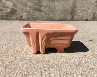 Vintage California Pottery    CP-1267 USA Pink Planter