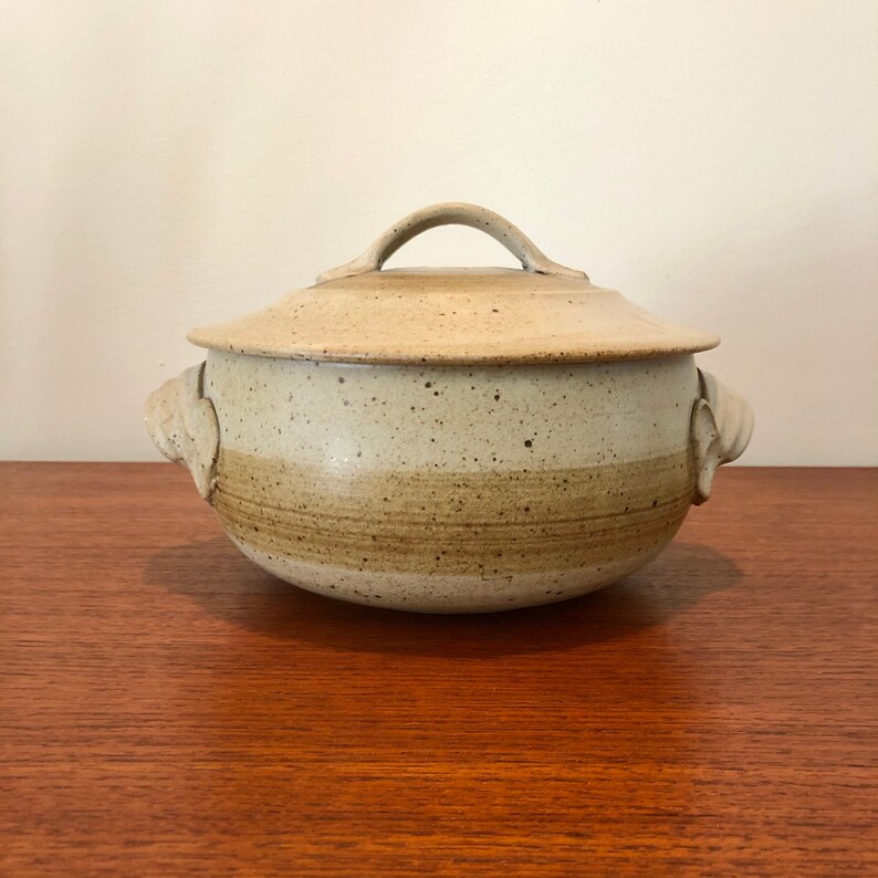 Vintage Haas Studio Stoneware Pot image 1