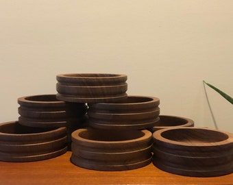 Vintage Goodwood Genuine Teak Bowls (Set of 8)  Made in Thailand -Will sell separately-
