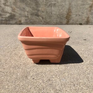 Vintage California Pottery CP-1267 USA Pink Planter image 4