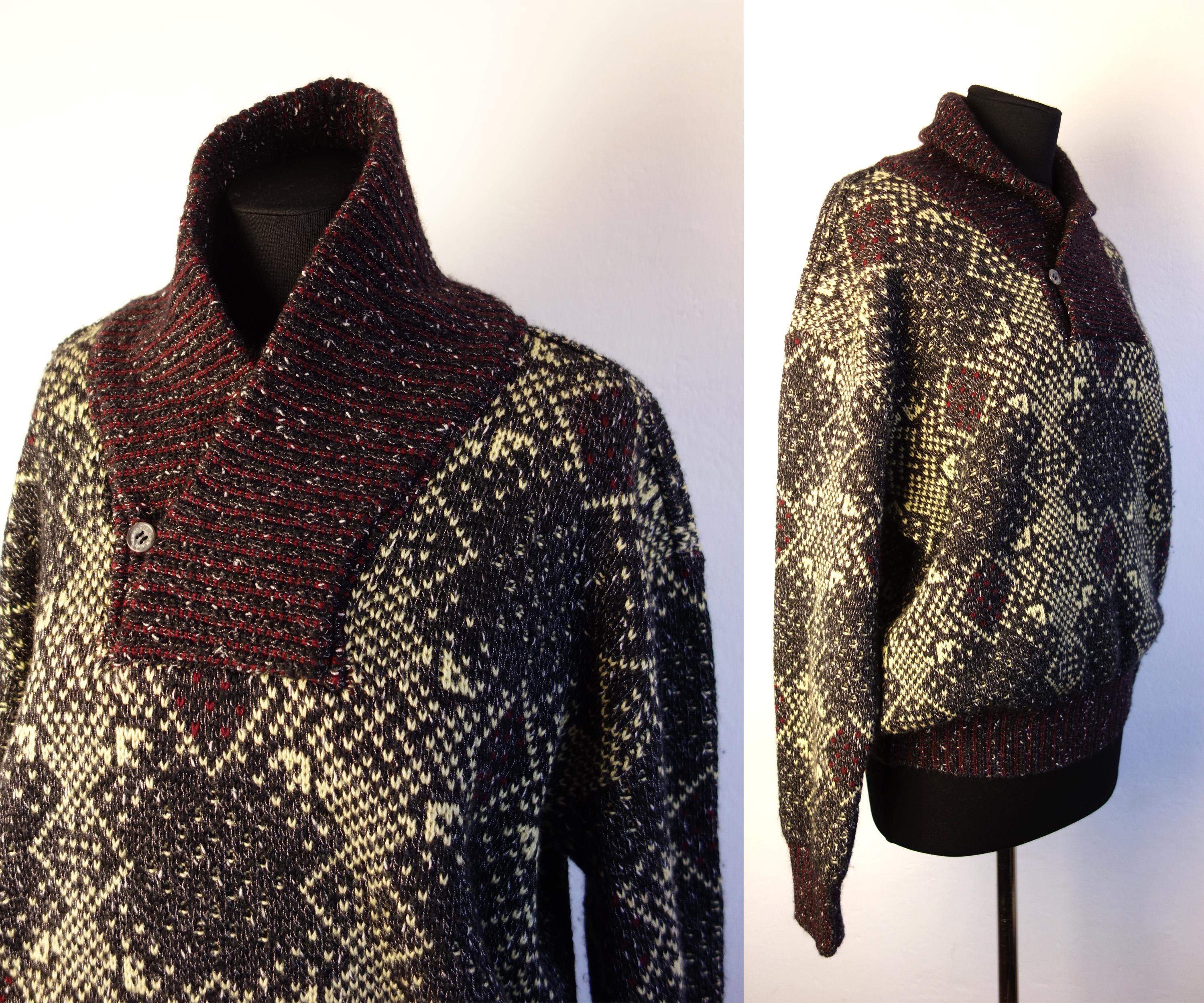 Giorgio Armani 80's-90's cotton cardigan 80's] OLD GIORGIO