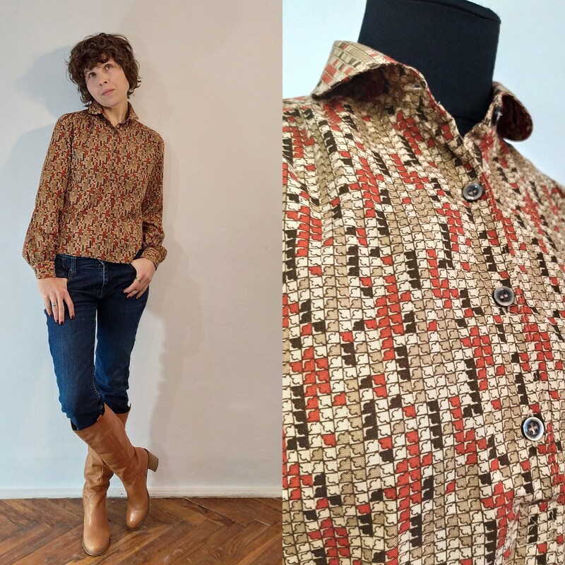 Boho Rust Blouse