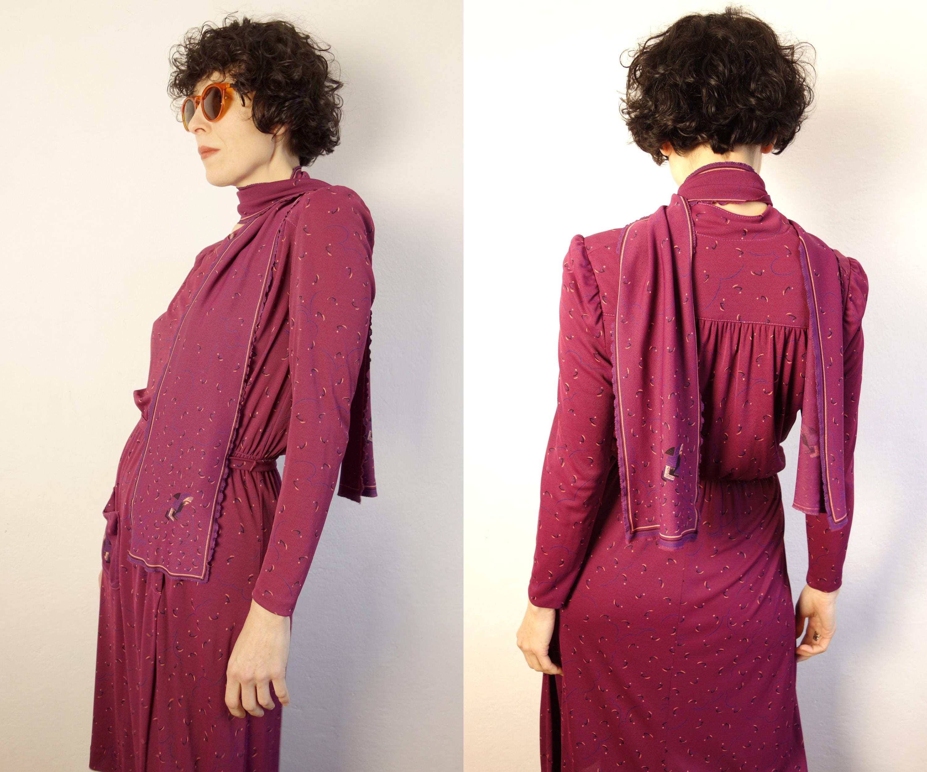 (1964)バブリーFrance製 Virginie プリーツ セットアップ Virginie Dress - Etsy