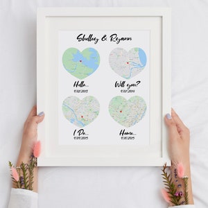 Cadeaux de mariage Cadeaux en papier 1er anniversaire Cadeaux 2e anniversaire Cadeaux de fête des mères pour les grands-parents Cadeau de Saint-Valentin pour maman pour papa