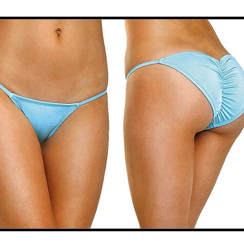 Cheeky Scrunch Bikini Bottom Ruched Back Swimsuit Bottom Etsy