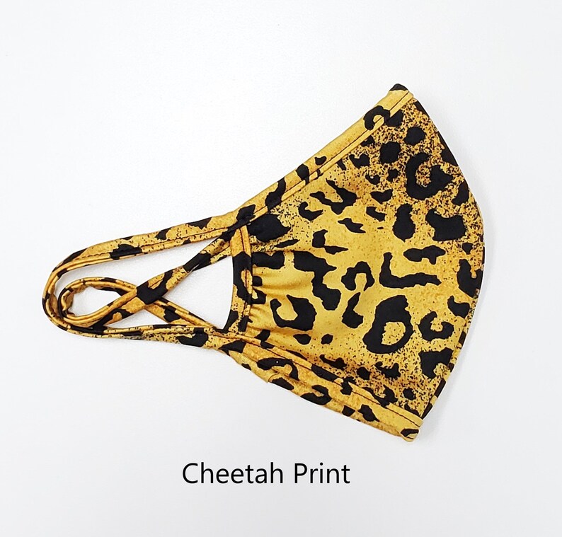 Face Mask Made Of Stretch Nylon Spandex Fabric. Reusable Etsy