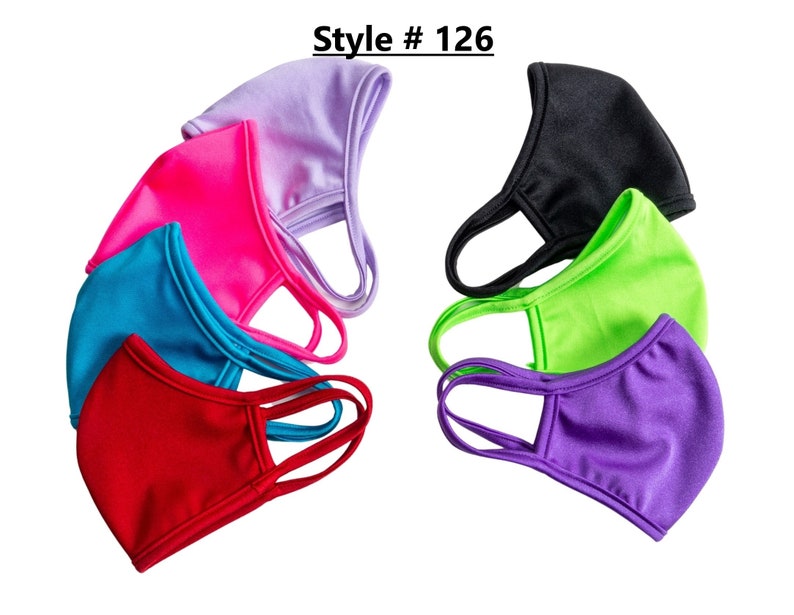 Face Mask Made of Stretch Nylon Spandex Fabric. Style 126 Etsy