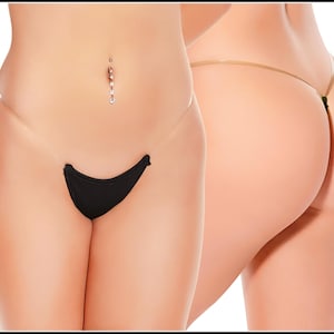 Clear Straps, Thong.