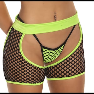 Fishnet Chap. Thong Sold Separately.