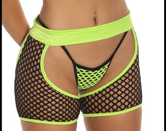 Fishnet Chap. Thong Sold Separately.