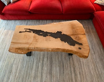 Mesa de centro River personalizada/Mesa de epoxi/Mesa de río - ¡Ordene su mesa de epoxi hoy! Cualquier laca epoxi de su elección.