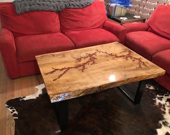 Lake Oconee GA Epoxy Coffee Table - Custom River Coffee Table - SOLD - message me to get one