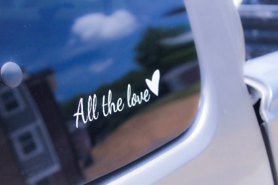 All The Love Car Decal Car Bumper Sticker Harry Styles Etsy