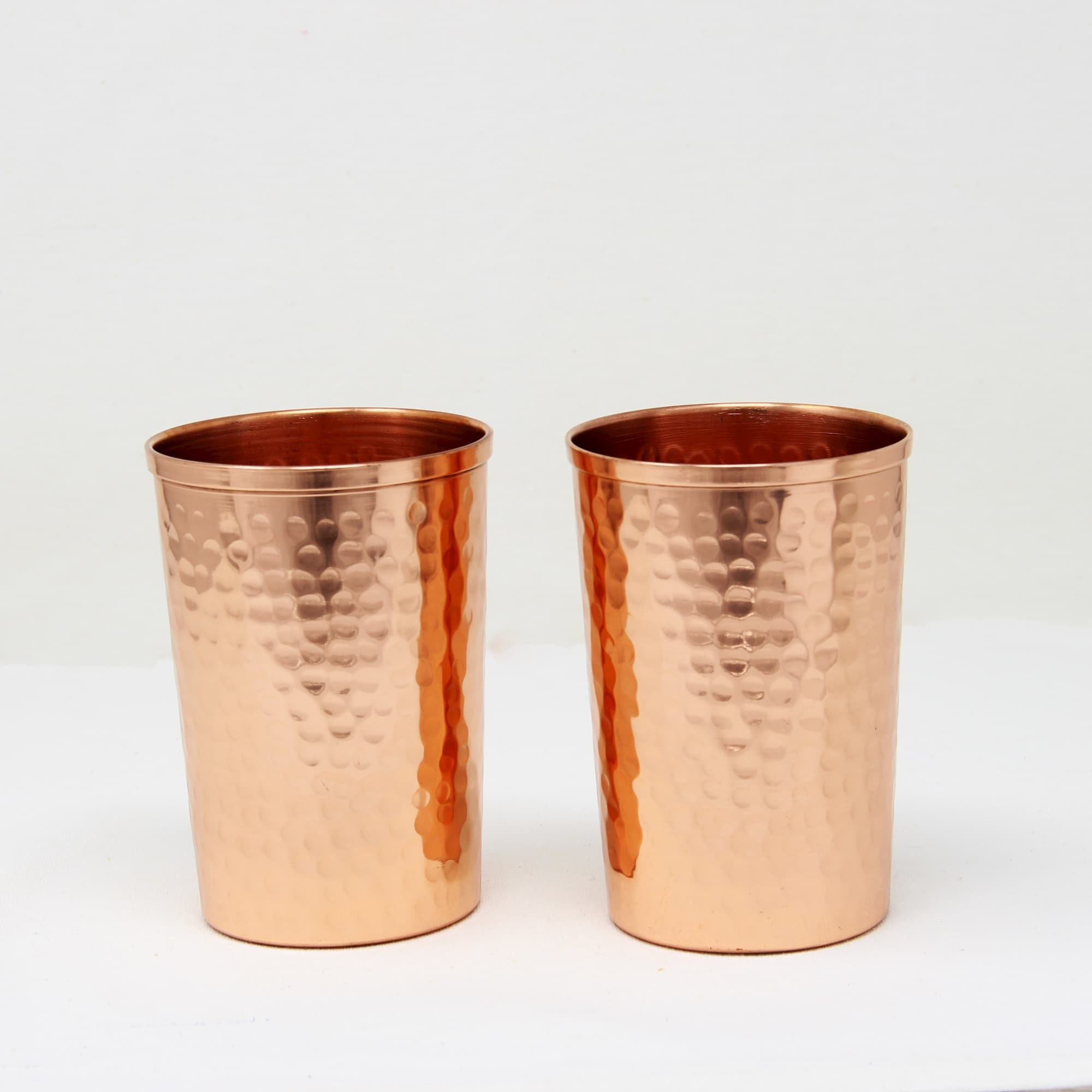 Handcrafted Pure Copper Cup Set2 Pcs for Water/beverage Etsy