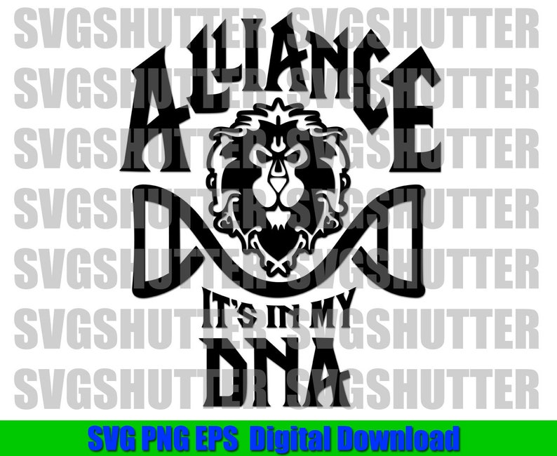 Alliance It S In My Dna Printable And Cut Files Etsy