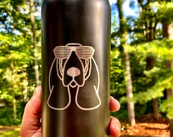 Botella de agua AllThingsBasset *Disponibilidad limitada*