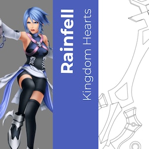Rainfell Keyblade - Kingdom Heats: Birth by Sleep