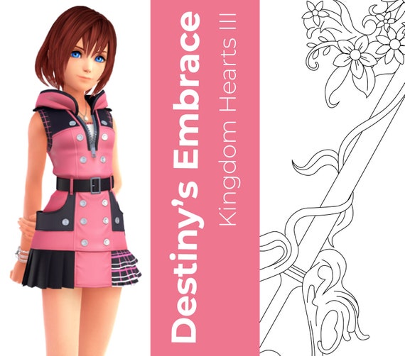 Destiny S Embrace Keyblade Kingdom Hearts Etsy