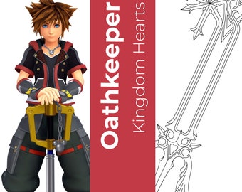 Keyblade do Guardião do Juramento - Kingdom Hearts
