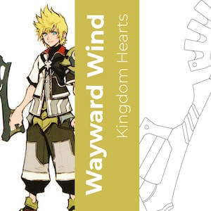 Wayward Wind Keyblade - Kingdom Hearts: Birth by Sleep