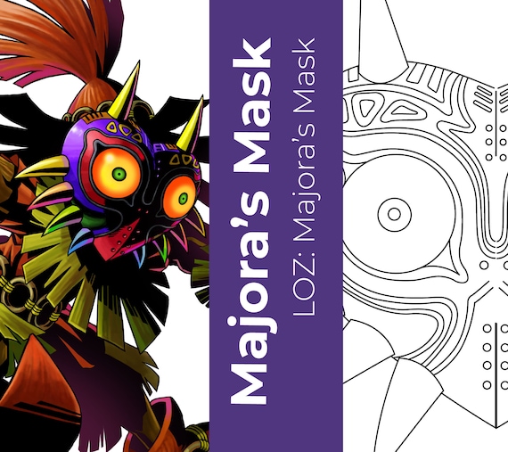 Majora Mask Legend Of Zelda Etsy