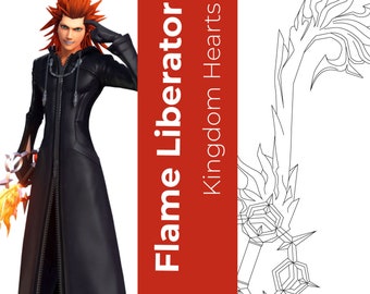 Keyblade Libertador de Chamas - Kingdom Hearts III
