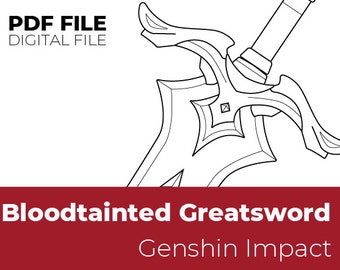 Bloodtainted Greatsword - Genshin Impact
