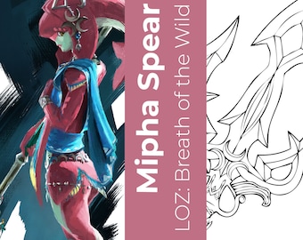 Lança Mipha - Legend of Zelda: Breath of the Wild