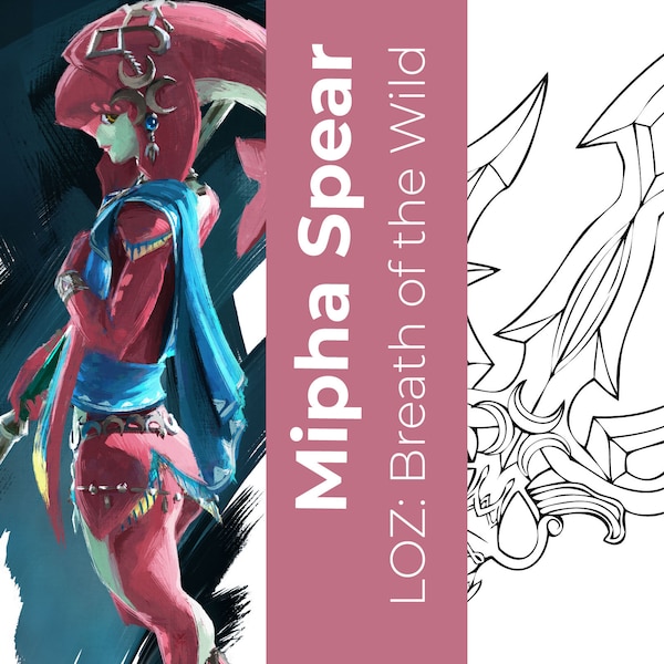 Mipha Spear - Legend of Zelda: Breath of the Wild