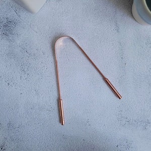 Ayurvedic Tongue Scrapper | 100% Copper | Natural Oral Care | Zero Waste Fresh Breath
