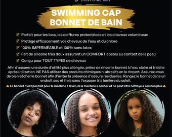 Bonnets de natation Bonnets de bain en latex flexibles durables pour