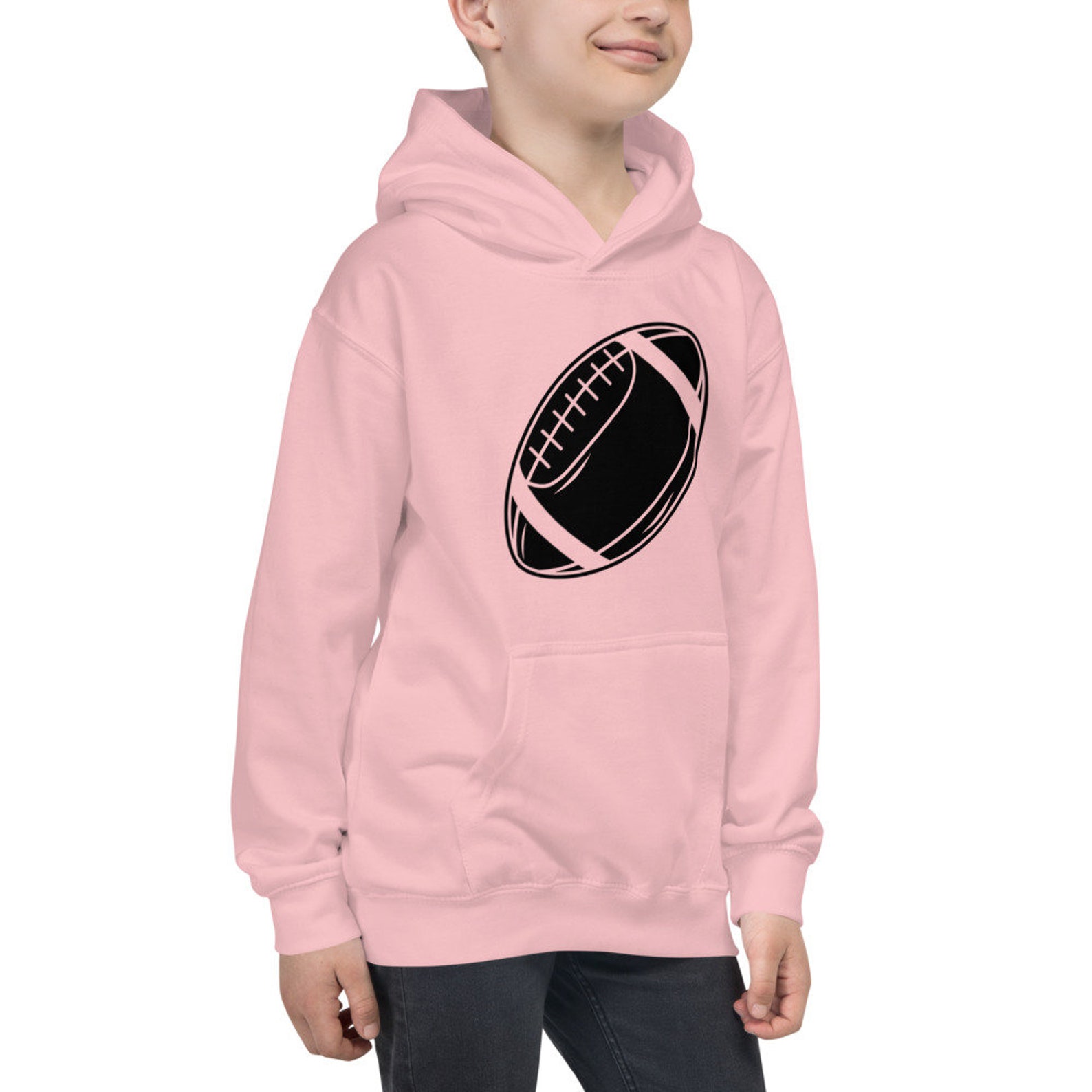 Stylish Kids Football Hoodie Etsy