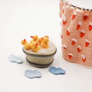 PDF crochet pattern - crochet pattern - 1:18 Dollhouse - Shower Tub
