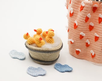 PDF crochet pattern - crochet pattern - 1:18 Dollhouse - Shower Tub