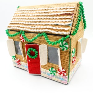 Gingerbread house crochet dollhouse