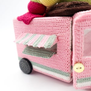 Ice cream truck crochet pattern image 7