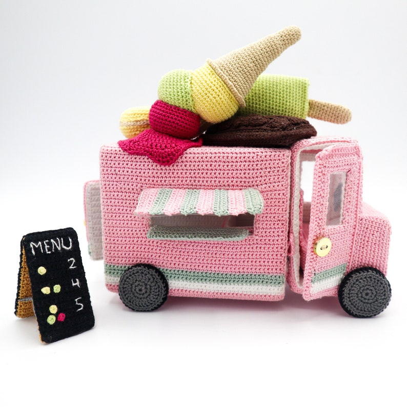Ice cream truck crochet pattern image 2