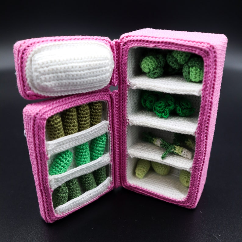 PDF crochet pattern haakpatroon Fridge and Veggies afbeelding 3