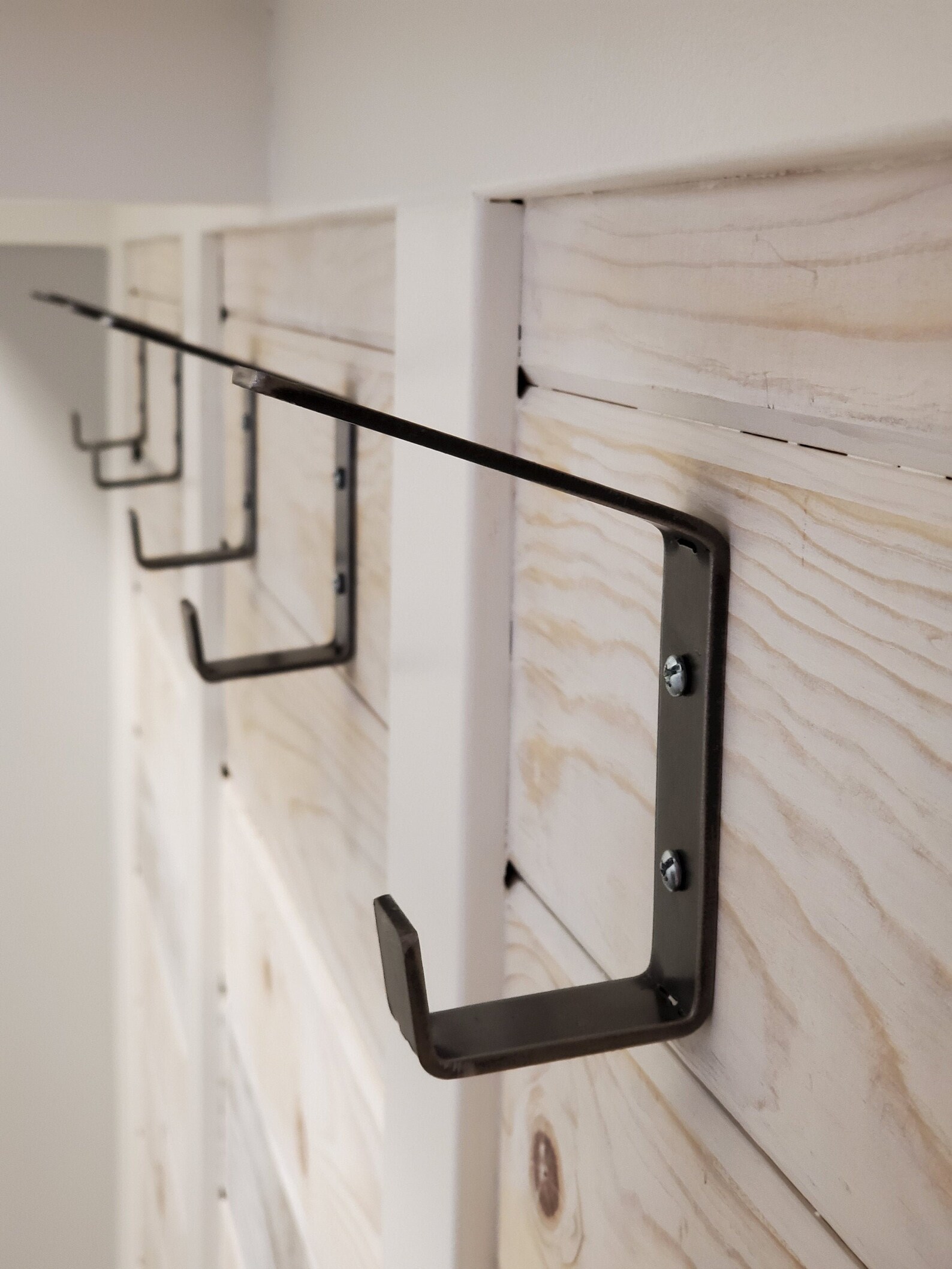 Industrial Wallmounted Steel Hook Utility Hook Modern Hook Etsy