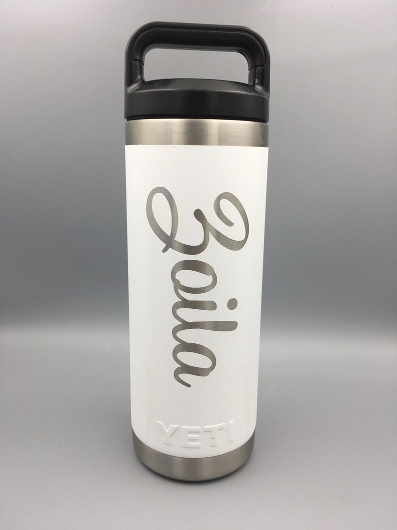 YETI 26 oz Rambler bottle Custom Engraved YETI bottle Etsy
