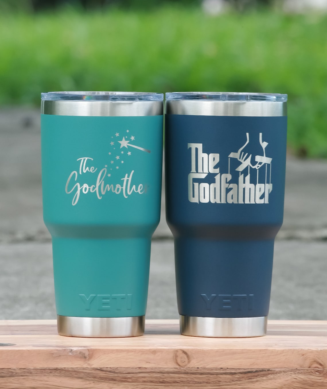 YETI 30 oz Tumbler Custom Engraved YETI Cups Names Logos Etsy