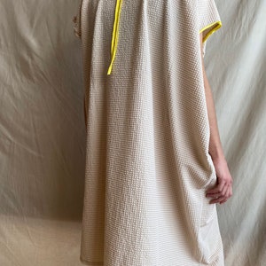 waffle-weave cocoon dress 画像 10