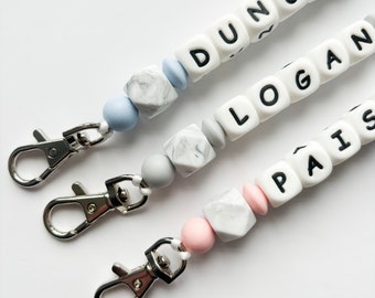 Backpack Tags, Personalized Clips, Backpack Charms, Back to School, Zipper Pull, Personalized Zipper Pull, Personalized Tags,