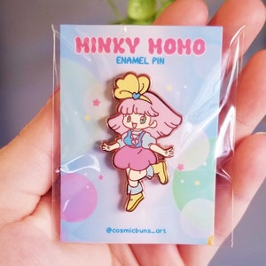 Kawaii Hard Enamel Pins - Magical Girl Pin - Minky Momo Anime Pin - Cute Pins
