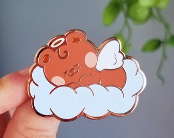 Cloud Cuddler Enamel Pin - The Bearubs - Cosmic Buns Art Pin - Cute Enamel Pin - Cute Pin - Kawaii Pin