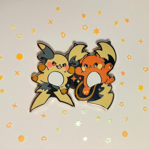 ポケモンレジェンドZ-A – メガライチュウX＆Y エナメルピン - アクリル