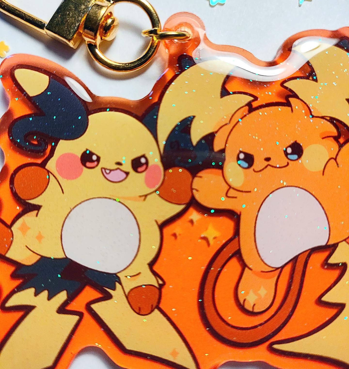 ポケモンレジェンドZ-A – メガライチュウX＆Y エナメルピン - アクリル