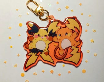 ポケモンレジェンドZ-A – メガライチュウX＆Y エナメルピン - アクリル