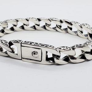 Sterling Silver 9 mm fantaisie d/c Ouvert Lien Câble Chaîne Bracelet ou Collier QAR250 Sterling Silver 9 mm fantaisie d/c Ouvert Lien Câble Chaîne Bracelet ou Collier QAR250