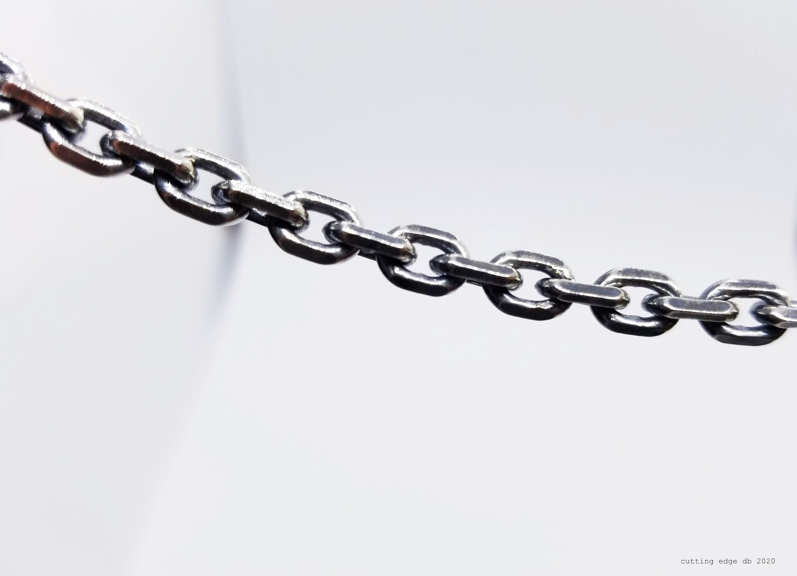 Men's Necklace 925 Sterling Silver Anchor Link Chain Etsy